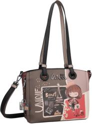 Anekke MADEMOSIELLE két fogós bevont fogótartós shopper divattáska 41802-372 - taskaweb