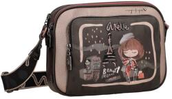 Anekke MADEMOSIELLE kerekített sarkú, két részes, előzsebes közepes divattáska 41803-516 - taskaweb