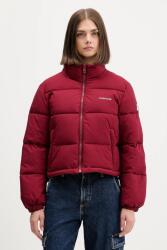 Guess Jeans rövid kabát - burgundia XL - answear - 40 990 Ft