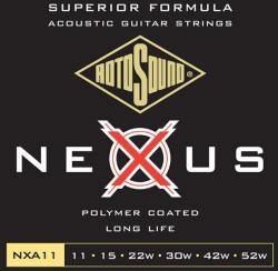 Rotosound Akusztikus gitár húrkészlet foszfor-bronz polimer bevonat 11 15 22 30 42 52