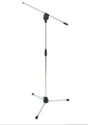 Proel Gémes mikrofonállvány króm, m: 950-1600 mm, gém: 750 mm