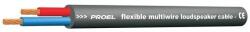 Proel Hangfalkábel fekete HPC620B 2x2, 5 mm, (100m-es bund),