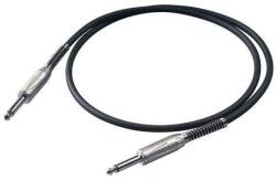 Proel Hangszerkábel 3 m 2x6, 3 mm S4CPRO mono jack dugó nikkelezett fémház HPC115 kábel