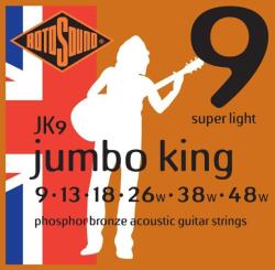 Rotosound Akusztikus gitár húrkészlet, foszfor-bronz, 9 13 18 26 38 48