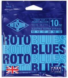 Rotosound Nikkel elektromos gitár húrkészlet, LTHB, 10 13 17 30 42 52