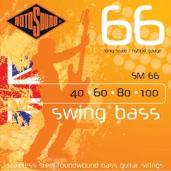 Rotosound Basszusgitár húrkészlet, rozsdamentes acél, hybrid, 40 60 80 100