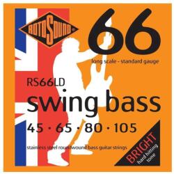 Rotosound Basszusgitár húrkészlet, rozsdamentes acél, 45 65 80 105