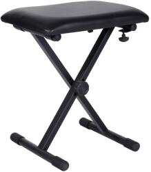 Proel Zongoraszék 3 pozíció, matt fekete, PVC-vel borított ülés: 400 x 300 mm, terhelés max: 100kg