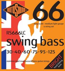 Rotosound Basszusgitár húrkészlet, rozsdamentes acél, 6 húr, 30 40 60 75 95 125