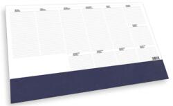 TOPTIMER Könyöklő naptár 2026 TOPTIMER T110, kék műbőr klapnival (T110T-004)