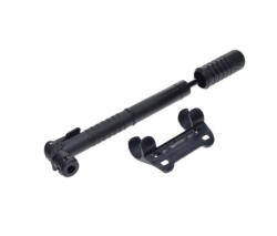 WMX Pompa biciclete plastic 1Way, cu suport (AWR1827)