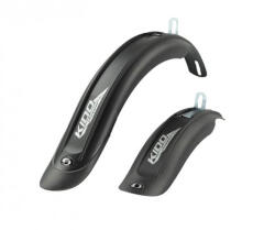 WMX Set 2 aparatori noroi pentru biciclete cu roti 20 , culoare negru (AWR2179B)