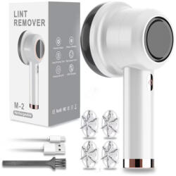 Elektromos Textilborotva Szösztelenítő 6 db cserélhető pengével és USB töltéssel M-2 - Fehér (M-2)