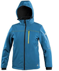 CXS STRETCH Gyerek softshell kabát kék 130 123015241313 (123015241313)