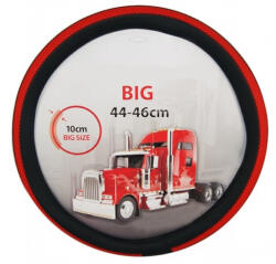  Kormányvédő (44-46 cm) piros-fekete, Perforált