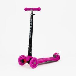 BéBéGo WIGO összecsukható, 3 kerekű, LED-es gyerekroller kislányoknak, pink
