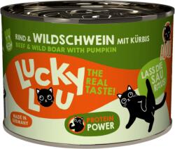 Lucky Lou Lifestage Adult macskatáp - Marha és vaddisznó - 200 g