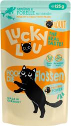 Lucky Lou Lifestage Pouch Adult macskatp - Baromfi és pisztráng - 125 g