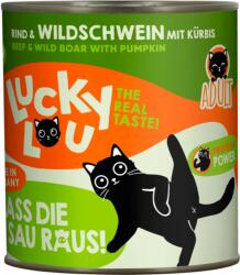 Lucky Lou Lifestage Adult macskatáp - Marha és vaddisznó - 800 g