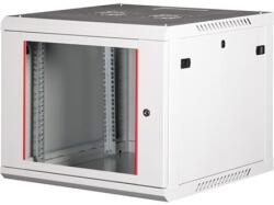 Lande Rack szekrény, fali, 19 , 9U, lapraszerelt, LANDE PROlineB , szürke (LN-WB-09U6060-LG-F) - fodicoaruhaz