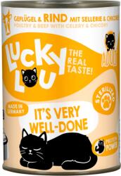 Lucky Lou Lifestage Adult Sterilized macskatáp - Baromfi és marha - 400 g