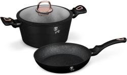Berlinger Haus Edénykészlet 3 részes kovácsolt alumínium Black Rose Collection BH/8167 (BH/8167)