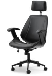 Vox bútor Frank forgófotel, fekete-fekete