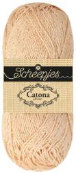Scheepjes Catona Shine - 255 Shell - Arany - csillogós pamut fonal