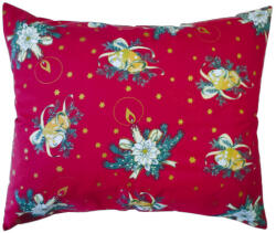  Karácsonyi Kispárna huzat Koszorú - Csengő mintával / 40 x 50 cm