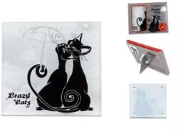 Hanipol Üveg poháralátét - Fekete macskák