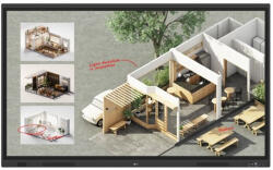 LG Interaktív kijelző, LG 16/7 86"&semi&semi&semi; 86TR3DQ-B, 3840x2160, 400 nit, HDMIx3/DP/VGA/RS-232C/RJ45/USBx5/USB-Cx2 (86TR3DQ-B.AUEQ)