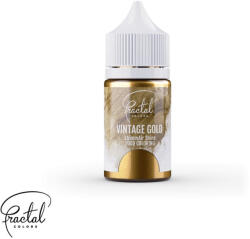 Fractal Colors Fractal ShimmAir Selyemfényű Folyékony Ételfesték, Vintage Gold, 33g