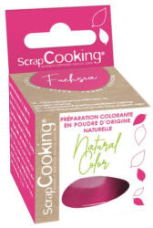 ScrapCooking természetes por ételfesték, mélypink, 10g