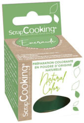 ScrapCooking természetes por ételfesték, smaragdzöld, 10g