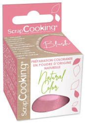 ScrapCooking természetes por ételfesték, sötét rózsaszín, 10g