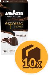 LAVAZZA Nespresso Espresso Gourmet Chocolate Aluminium kapszulás kávé - 10 x 10 kapszula - 10 doboz/karton