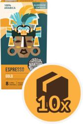 Mantaro Espresso Gold kapszulás kávé - 10 x 10 kapszula - 10 doboz - 1 karton