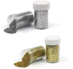  Csillámpor 15 gramm 6 db/cs- arany, ezüst