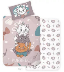  Disney Marie Purrfect gyerek, ovis ágyneműhuzat 100×135 cm, 40×60 cm (BRM021327) - oliviashop