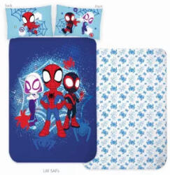  Pókember City Adventures gyerek, ovis ágyneműhuzat 100×135 cm, 40×60 cm (BRM021549) - oliviashop
