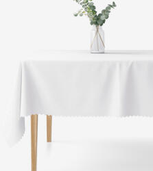 Goldea ünnepi szögletes teflon terítő - fehér alapon fényes négyzetek 120 x 120 cm