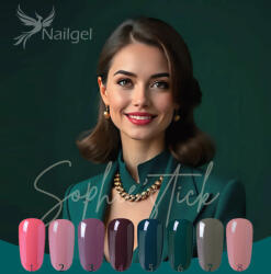  Sophie'stick gél lakk kollekció 8 db géllakkal és ajándék margarétával