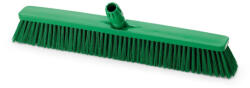 IGEAX élelmiszeripari tolóseprű, partvis fej, 60cm, 0, 3mm puha sörtével, zöld