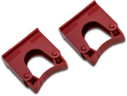 IGEAX élelmiszeripari 2 db-os fali nyéltartó piros átmérő: 20-19mm