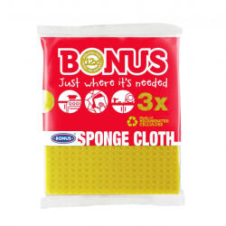 Bonus Szivacsos törlőkendő 3 darabos - tisztitoszertrendelek