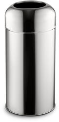 Dayco Metal Fedél nélküli, rozsdamentes acél szemetes kuka, 40 L, 28X67CM, fényes 430SS - shopbazis