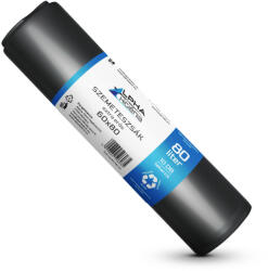 Alpha Szemeteszsák fekete 60x80 20mikron 80L 10db/tekercs