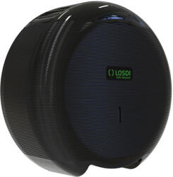 LOSDI ECO LUX Line mini toalettpapír adagoló fekete - tisztitoszertrendelek
