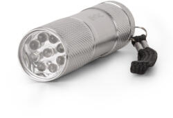 Entac Elemlámpa 1W 9LED ALU Ezüst 3xAAA nt