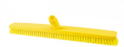 IGEAX élelmiszeripari padlósúrolókefe rövid sörte 60cm széles sárga, 0, 5mm közepes sörtével
